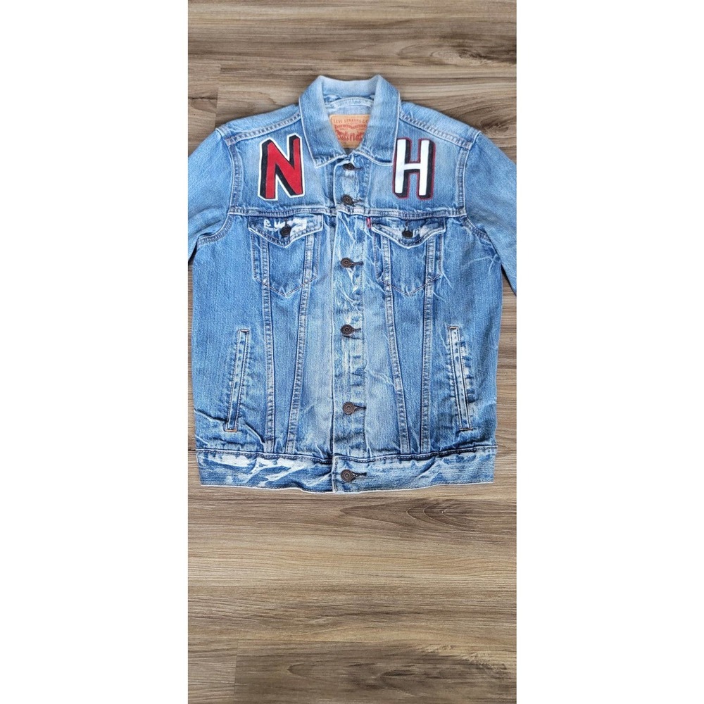 Levi's Custom Nipsey Hussle Tmc Distressed Denim … - image 4